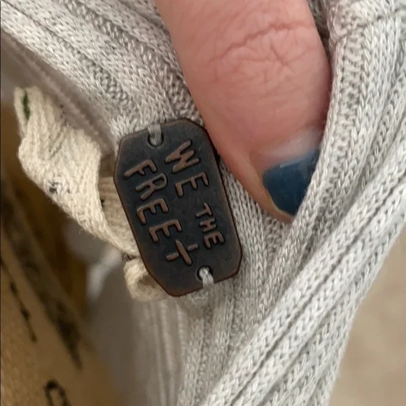 Free People open back turtleneck. - Picture 2 of 5